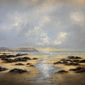 Beachside Evening Stroll by Alex Hill