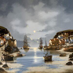 Clear Down Then to the Quay Inn by Alex Hill available at Wingates Gallery Market Harborough