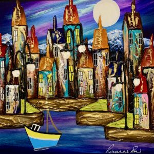 Out Of The Bay by Rozanne Bell for sale at Wingates Gallery Market Harborough