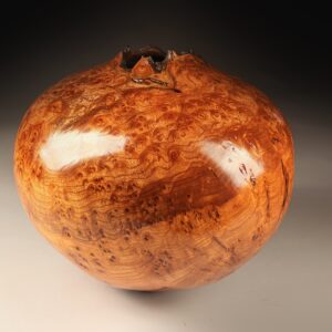 Burr Elm Vase No 171 by Angus Clyne for sale at Wingates Gallery Market Harborough