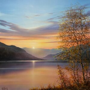 Mountain's Sunset by Richard Duffield