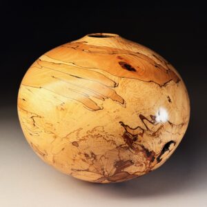Spalted Beech Vase No.2 by Angus Clyne for sale at Wingates Gallery Market Harborough