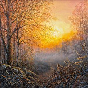 Mist of the Frosty Morn by Richard Duffield available at Wingates Gallery Market Harborough