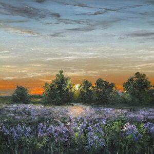 Borage Field by Kimberley Harris for sale at Wingates Gallery Market Harborough