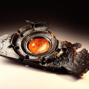 Oak Burr Bowl 94 by Angus Clyne for sale at Wingates Gallery Market Harborough