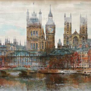 A Foggy Day in London Town by Veronika Benoni